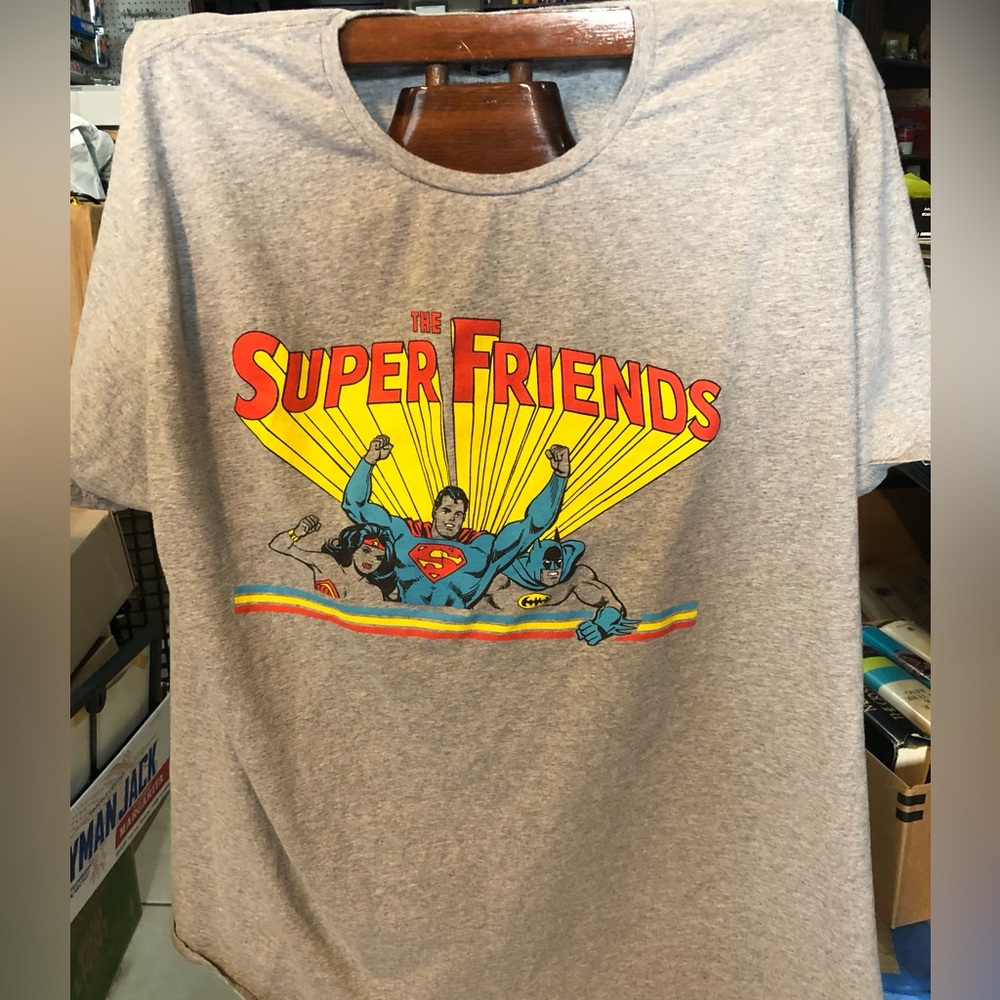 DC Justice League Gray 3XL Shirt